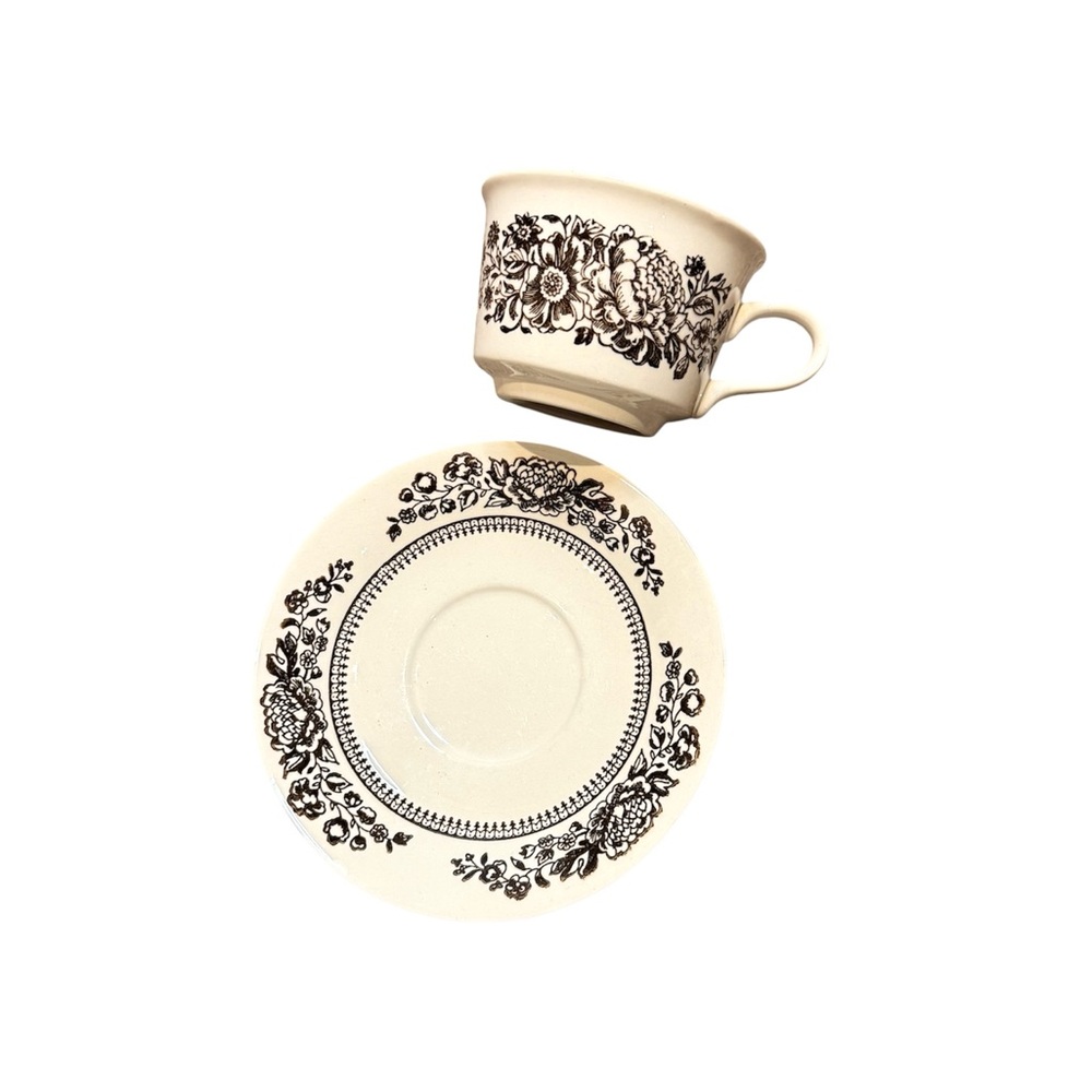 Vintage 4 Sets Floral Teacup & Saucer Cottagecore Tea Party China Victorian